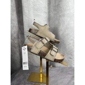 OshKosh B'Gosh Kids' 'BRUNO3' Tan Ankle Strap Open Toe Sandals Shoes Size 9 New